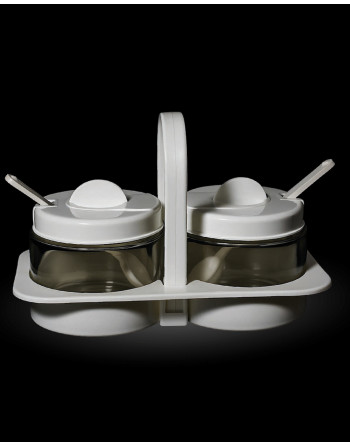 YERBERA + AZUCARERA CON BASE + CUCHARAS